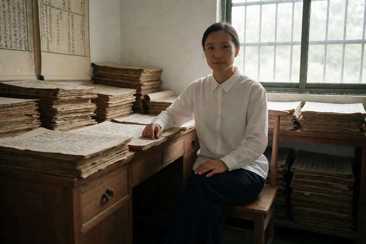 车洛河系许氏六修宗谱第十七本的著录与查考:文化场景示意