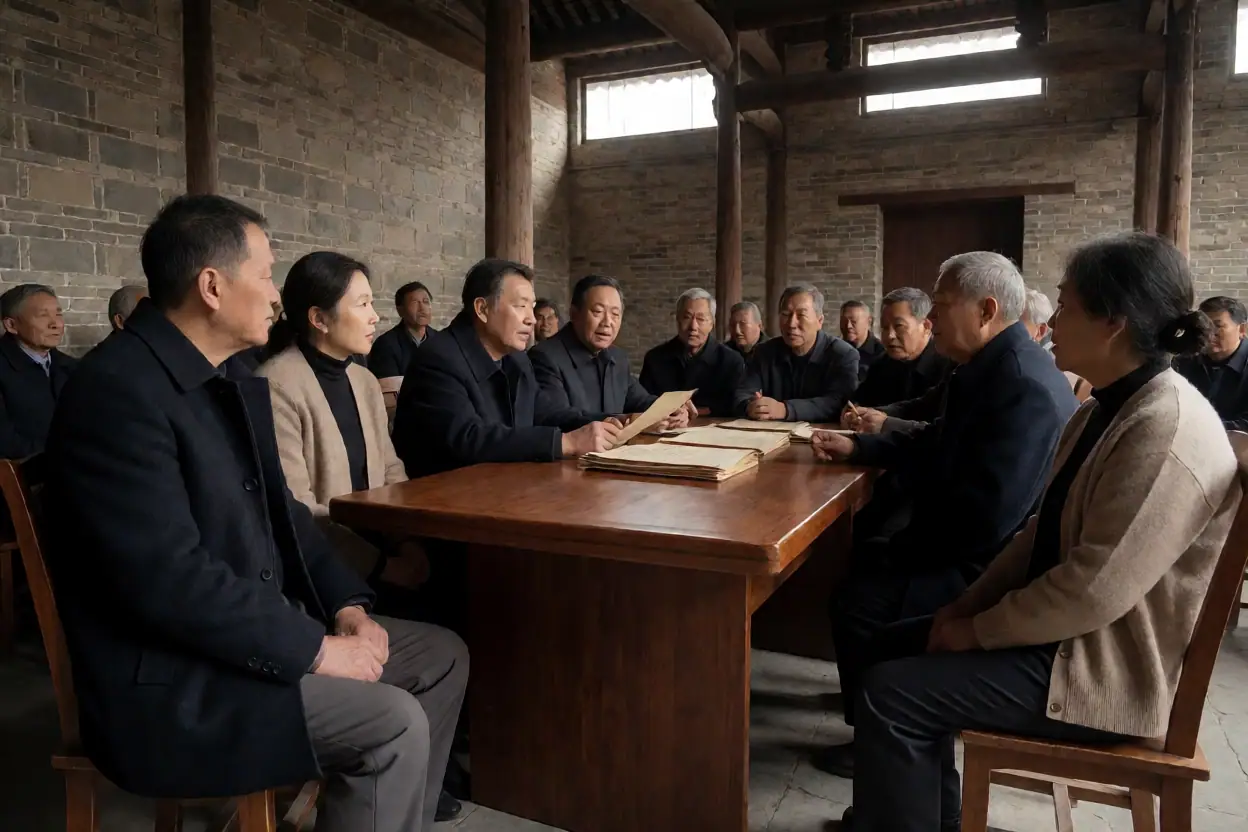 河源何氏宗亲连平联谊与爱心互助活动纪略:文化场景示意