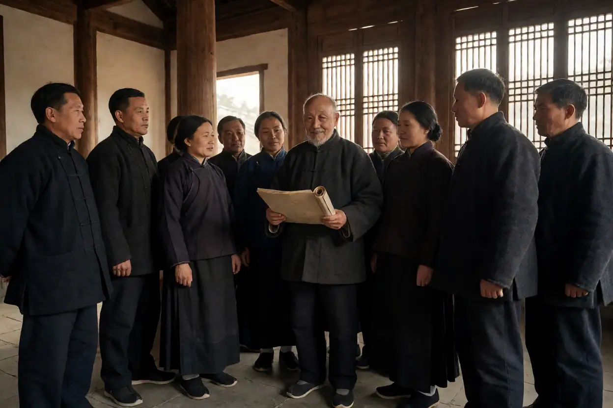 经氏地方宗族活动与谱牒记忆整理:文化场景示意