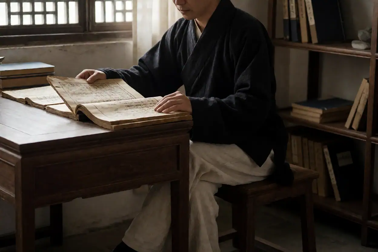 四姓寻根:从姓氏条目到家谱线索的整理路径:文化场景示意