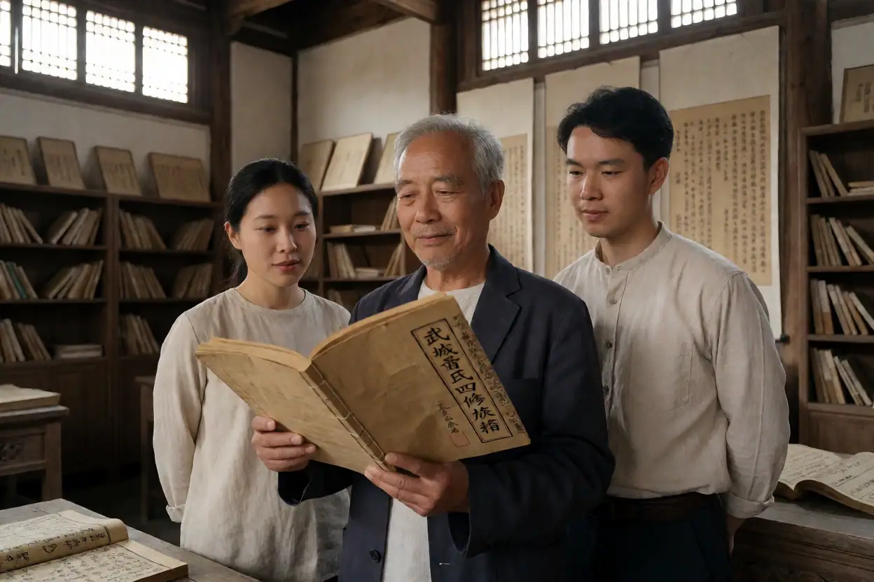 从《武城曾氏四修族谱》第二册看曾氏寻根线索:文化场景示意