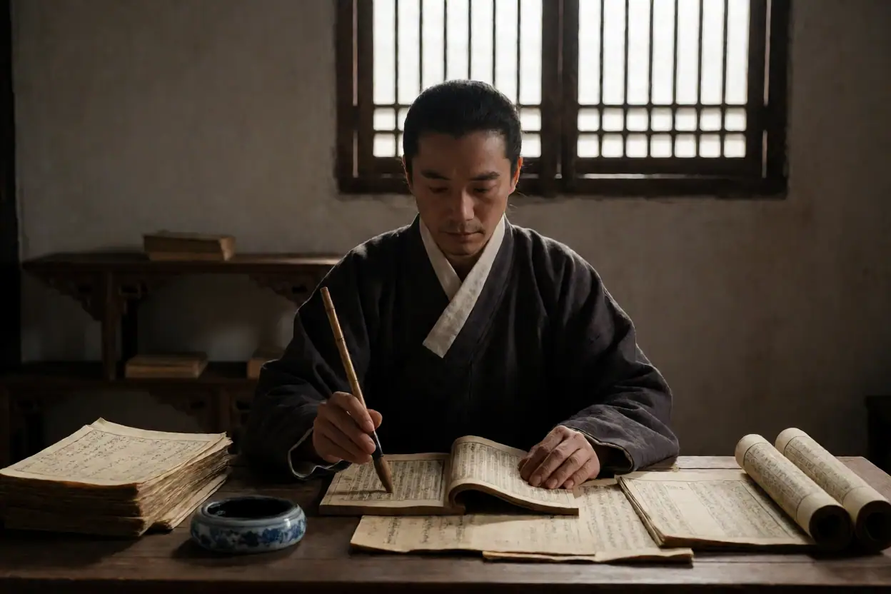 后姓人物与支系线索：从史籍记载到家族寻根：文化场景示意