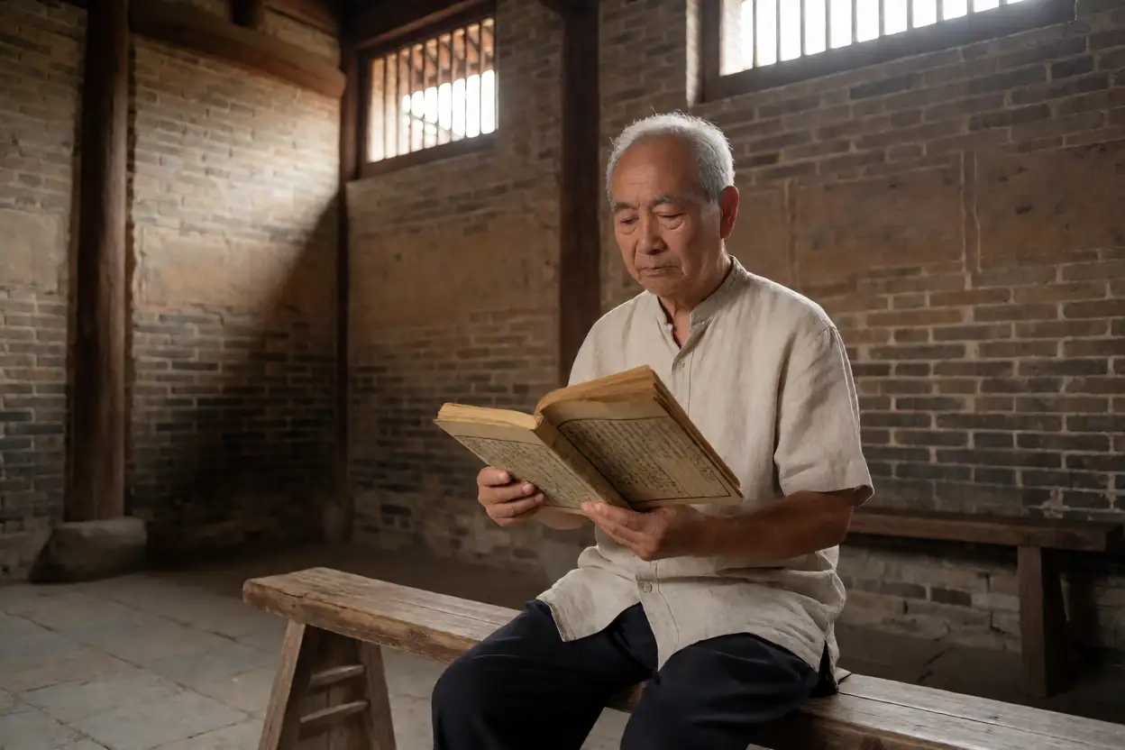 蒋氏宗谱第43本:从谱册编号看家族寻根线索:文化场景示意